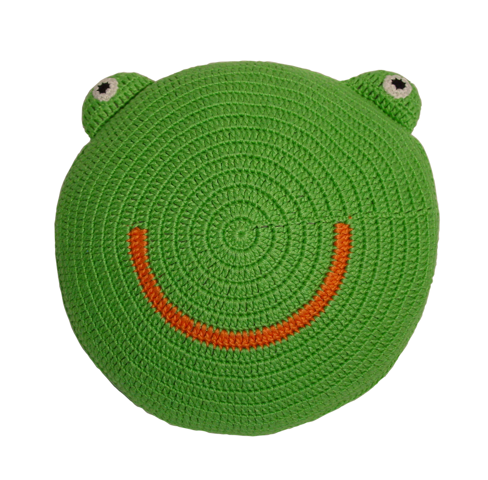 squishy frog pillow