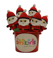 Image amikins Bucket of Santa Rattles, 9pcs