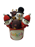 Image amikins Bucket of Assorted Holiday Rattles, 3 each style (9 pcs)