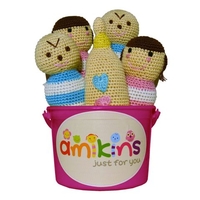 Image amikins Bucket of Swaddle Dolls